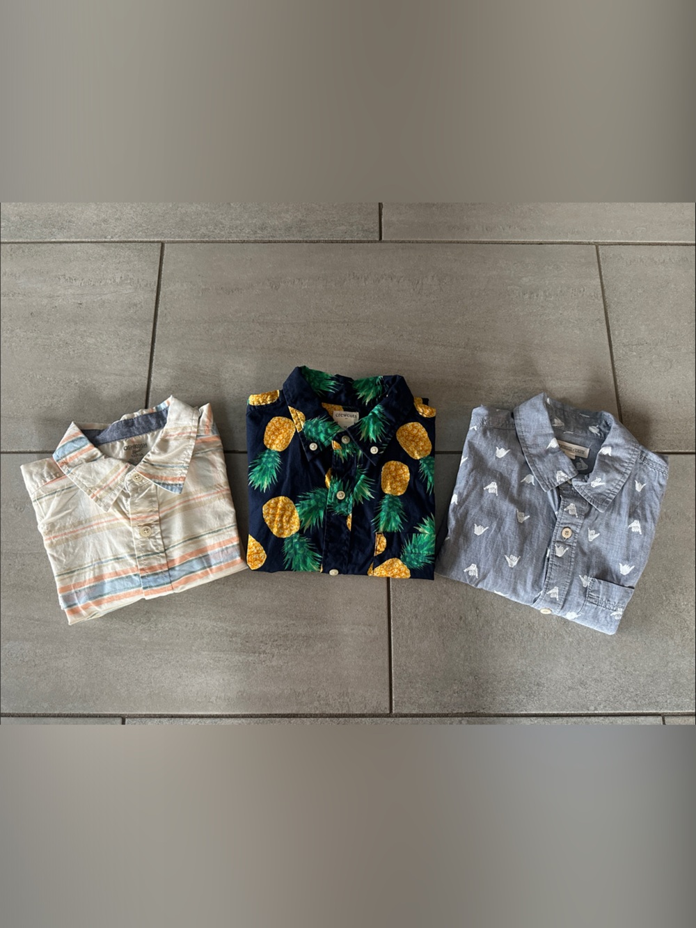 Boys Size 10-12 Button Up Shirt LOT-GREAT condition! Oshkosh, JCrew, Tucker&Tate